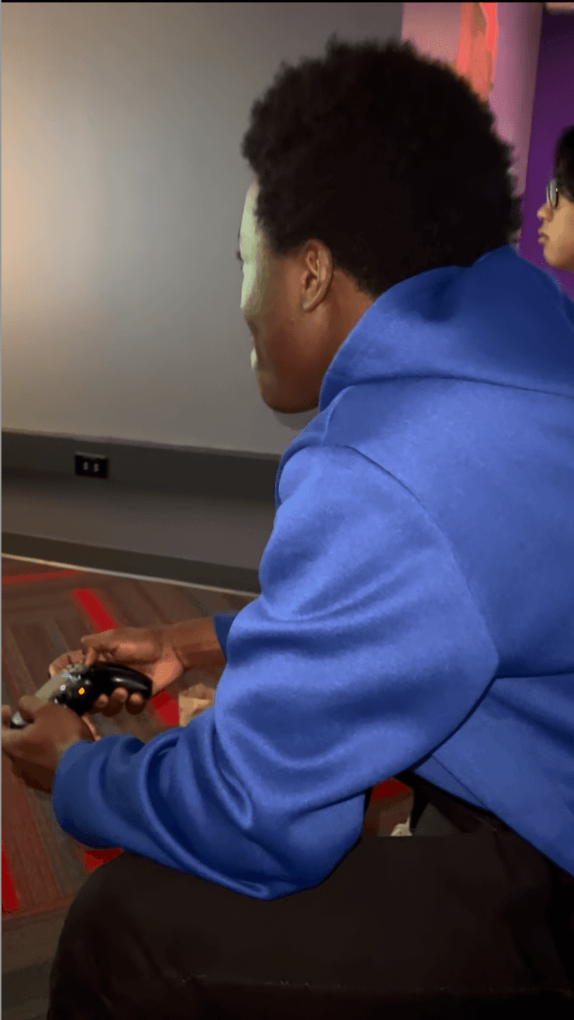 Gaming session screen
