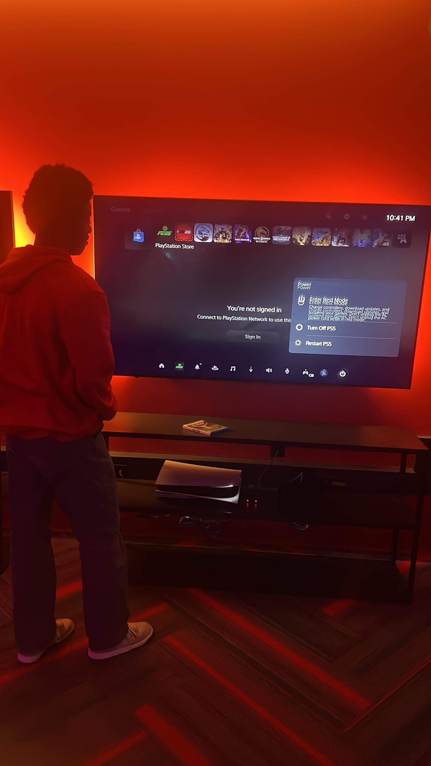 Gaming setup